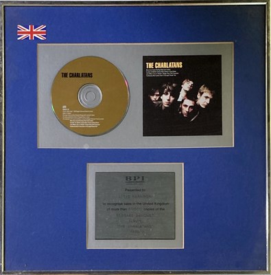 Lot 414 - THE CHARLATANS COLLECTION - THE CHARLATANS BPI AWARD.