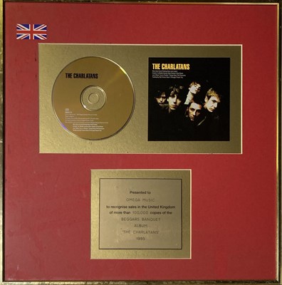 Lot 418 - THE CHARLATANS COLLECTION - THE CHARLATANS  SALES AWARD.