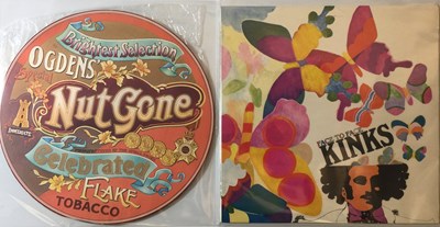 Lot 1104 - THE KINKS/SMALL FACES - FACE TO FACE/OGDENS' NUT GONE FLAKE LPs (CLEAN ORIGINAL UK COPIES)