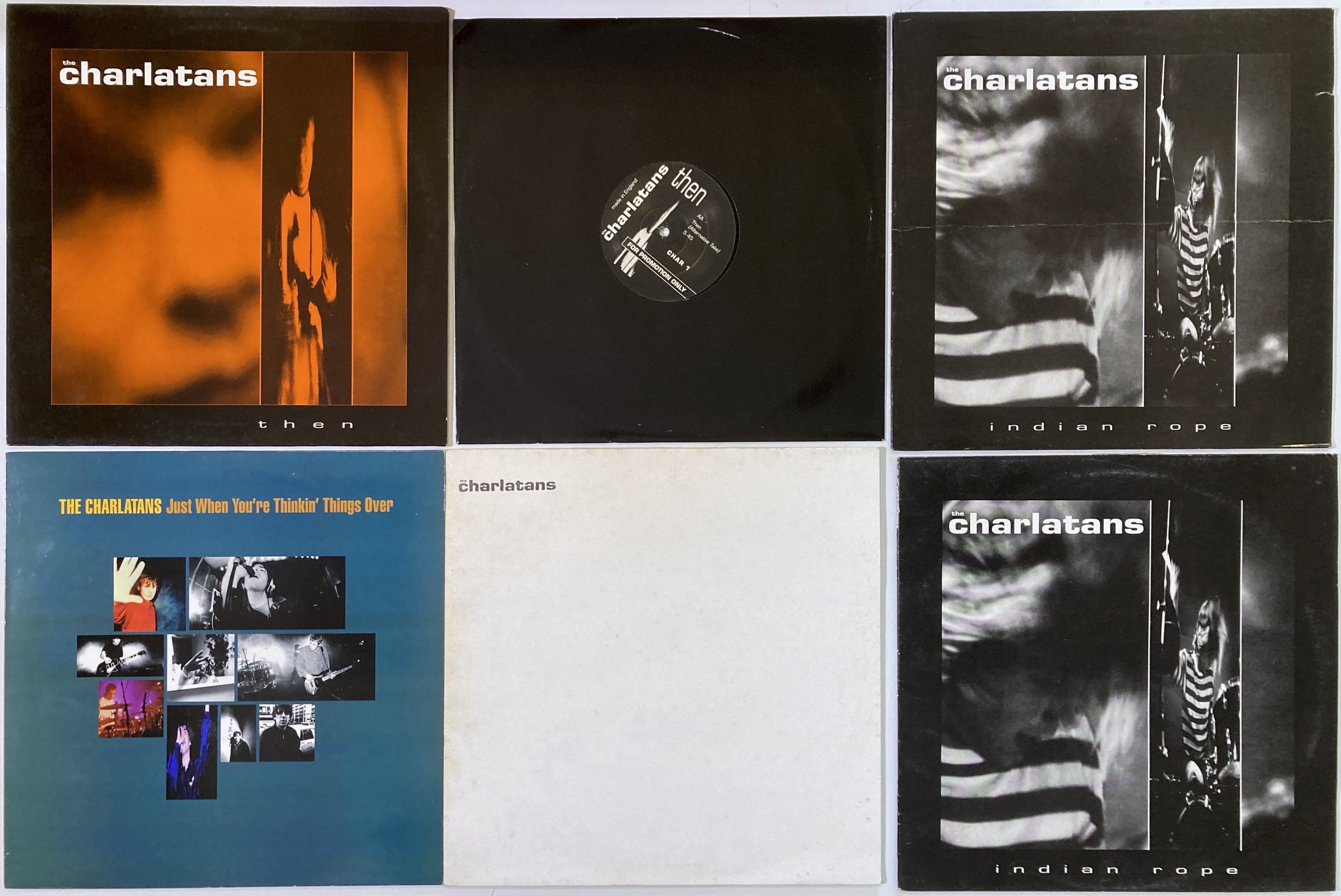 Lot 423 - THE CHARLATANS COLLECTION - LP AND 12