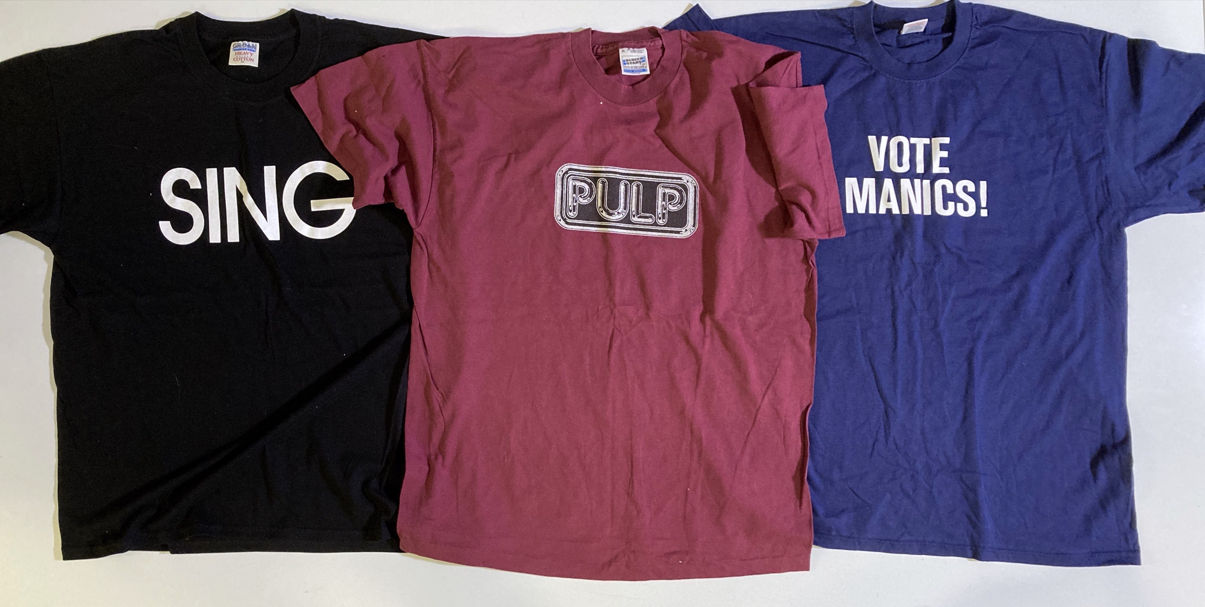 Lot 54 ROCK/INDIE TSHIRTS.