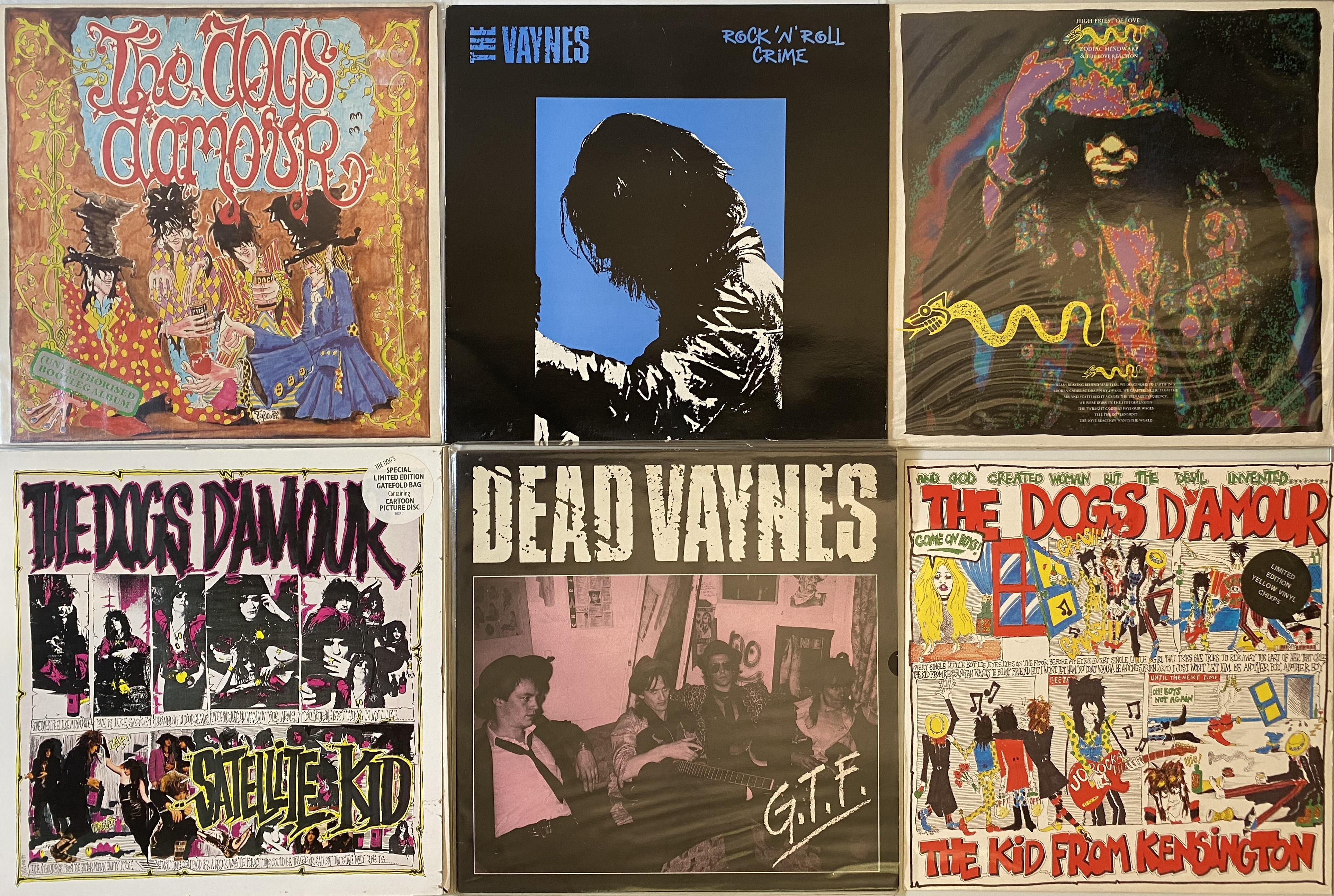 Lot 1007 - METAL/ HEAVY/ GOTH - ROCK LPs/ 12