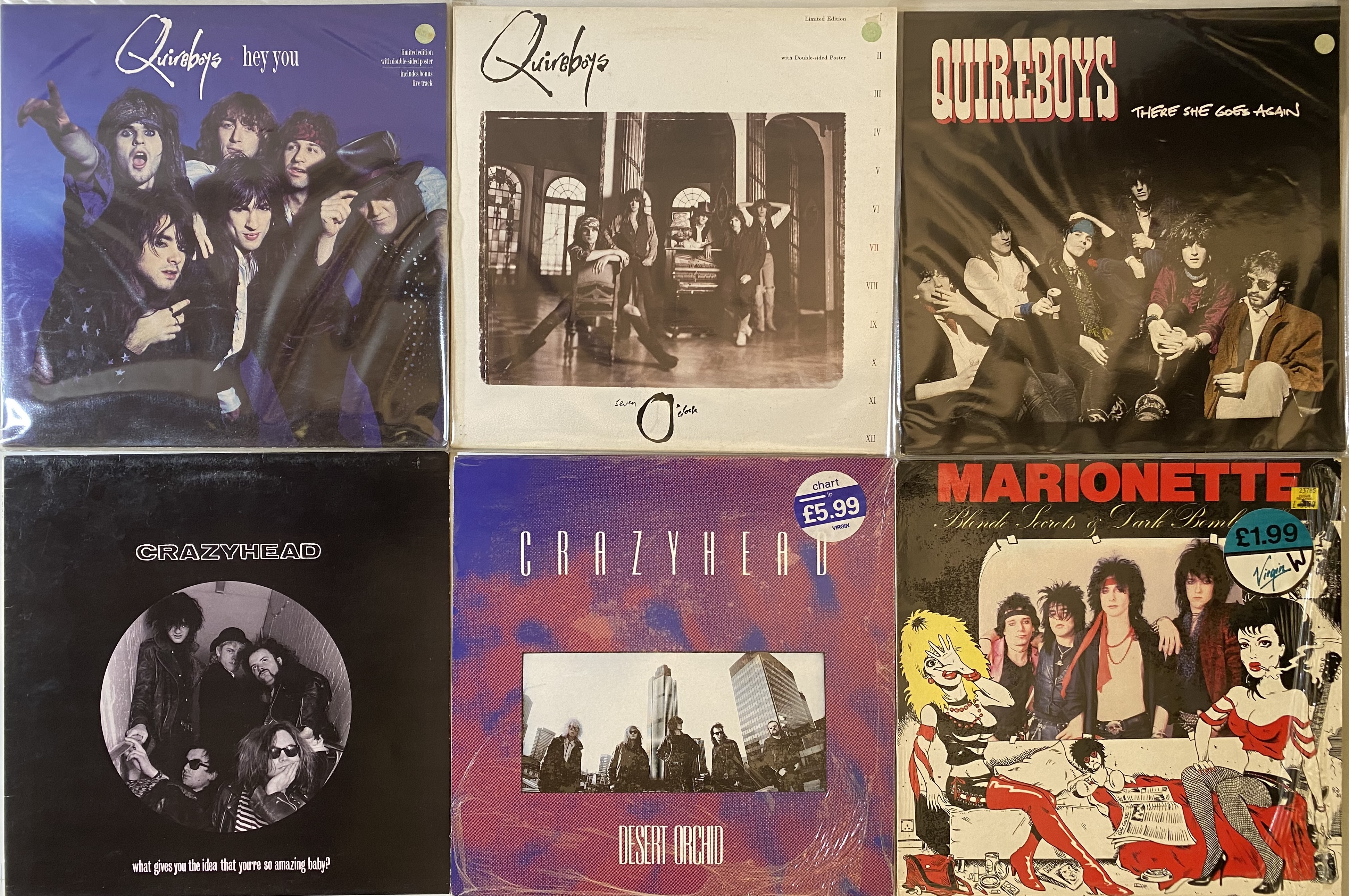Lot 1007 - METAL/ HEAVY/ GOTH - ROCK LPs/ 12
