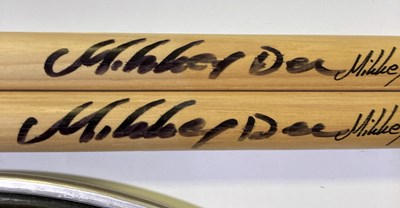 Lot 248 - KISS AND DRUM RELATED SIGNED ITEMS.