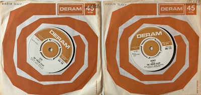 Lot 907 - THE VIRGIN SLEEP - UK DERAM 7" RARITIES