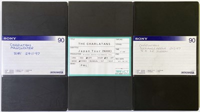 Lot 424 - THE CHARLATANS COLLECTIONS - VIDEO RECORDINGS.