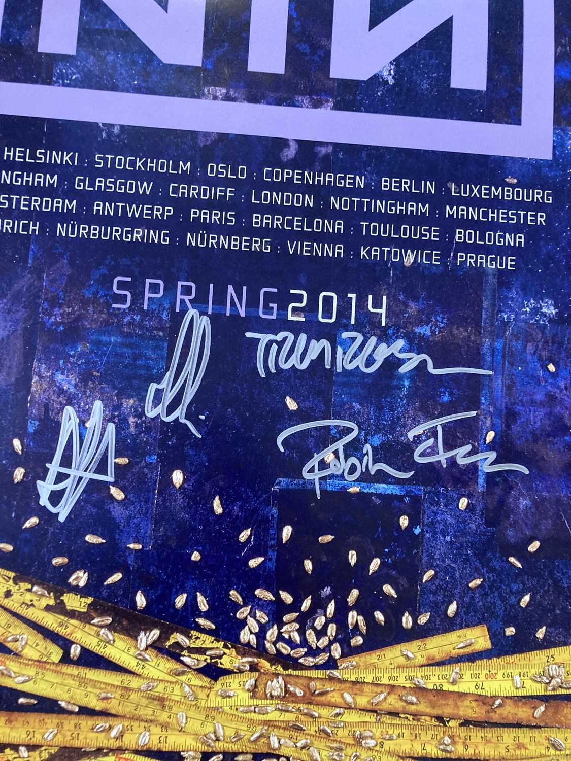 Lot 166 - SIGNED ROCK POSTERS.
