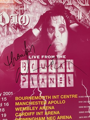 Lot 166 - SIGNED ROCK POSTERS.