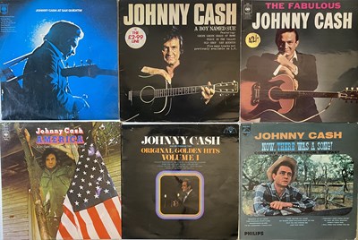 Lot 856 - JOHNNY CASH LP COLLECTION