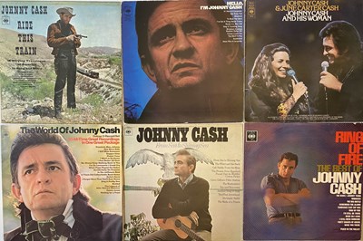 Lot 856 - JOHNNY CASH LP COLLECTION