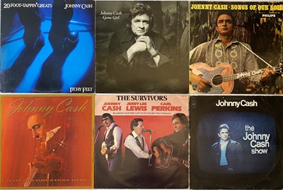 Lot 856 - JOHNNY CASH LP COLLECTION