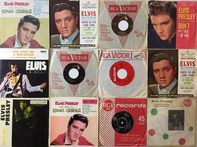 Lot 1021 - ELVIS PRESLEY - UK/ OVERSEAS 7" EPS