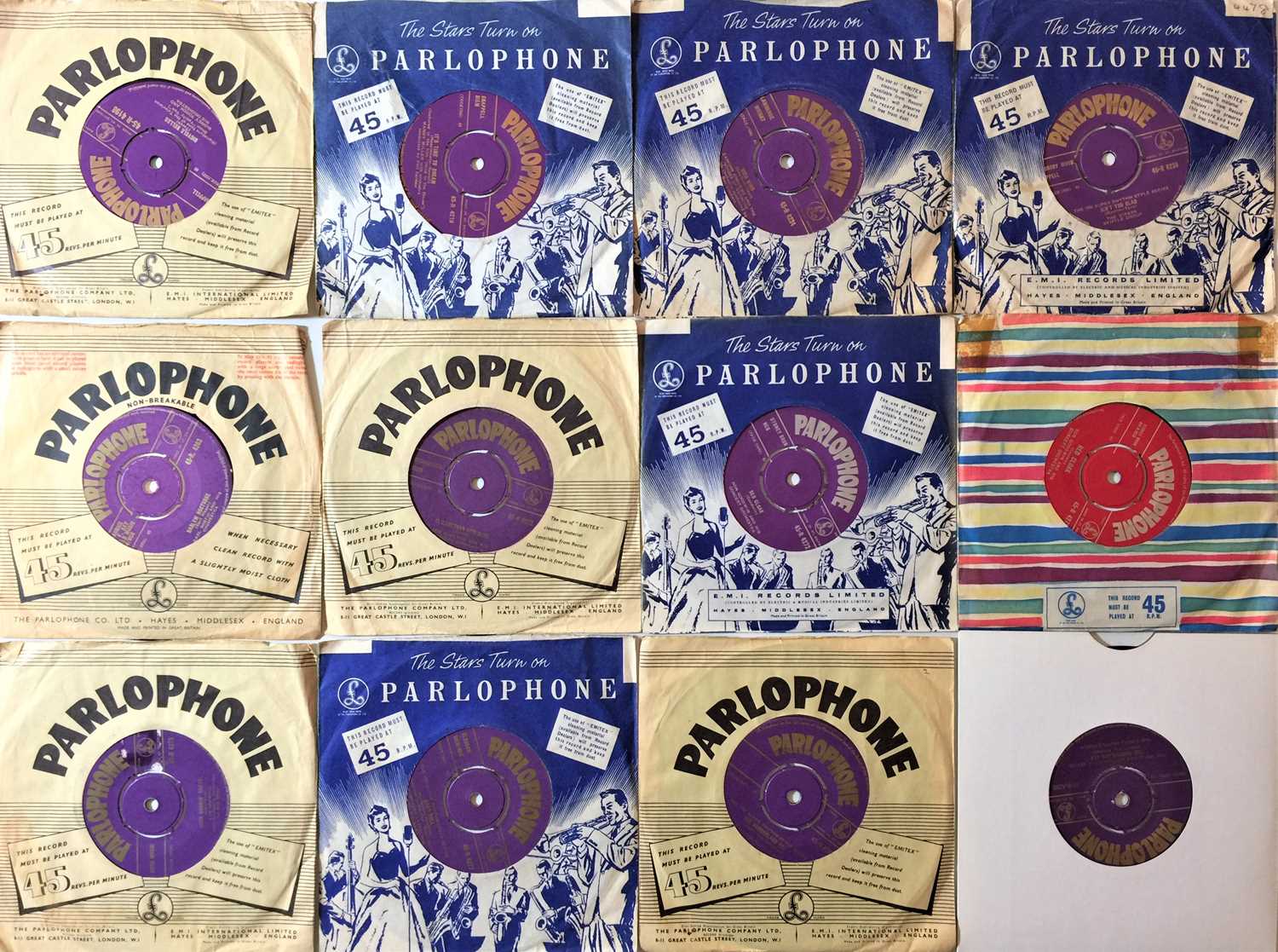 Lot 1022 - PARLOPHONE - 50s/ 60s 7" COLLECTION