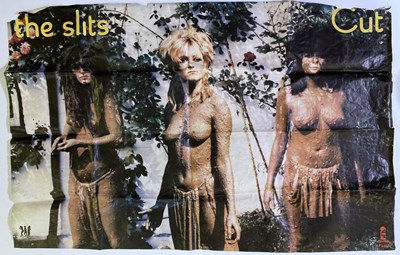 Lot 171 - THE SLITS - AN ORIGINAL 'CUT' POSTER.