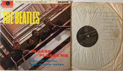 Lot 1034 - THE BEATLES - PLEASE PLEASE ME LP (UK MONO 1ST - BLACK & GOLD - PMC 1202)