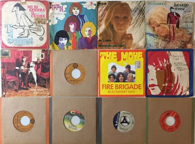 Lot 1132 - 7" COLLECTION - WITH ITALIAN ARTISTS/PRESSINGS (INC GARAGE/MOD/BEAT)