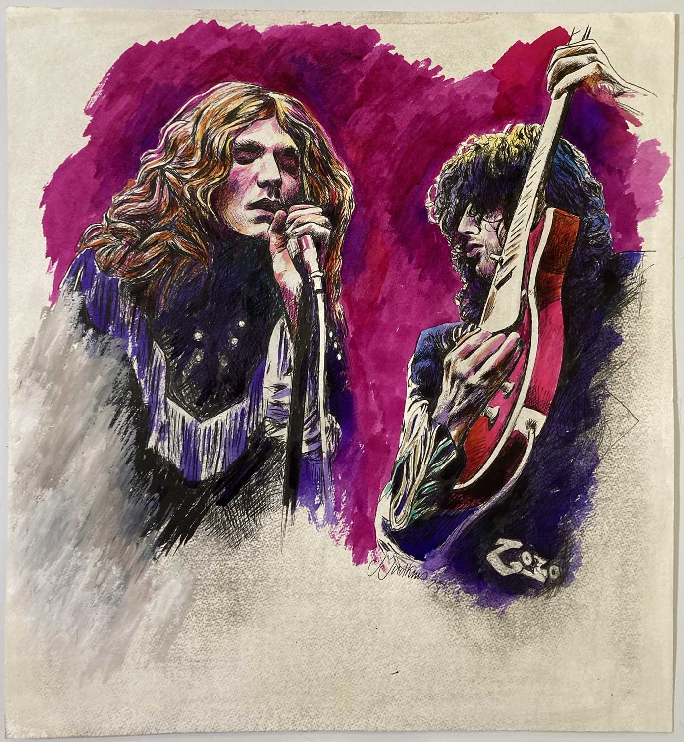 Zeppelin Artist Lot 301 - LED ZEPPELIN - ORIGINAL ARTWORK.