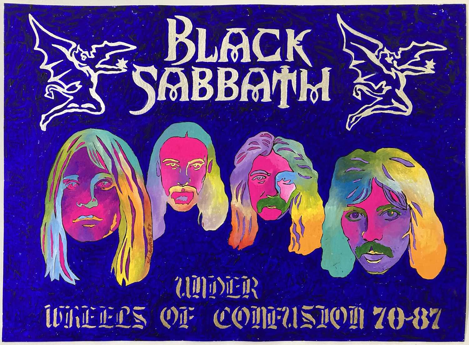 Lot 174 - BLACK SABBATH - ORIGINAL ARTWORK.