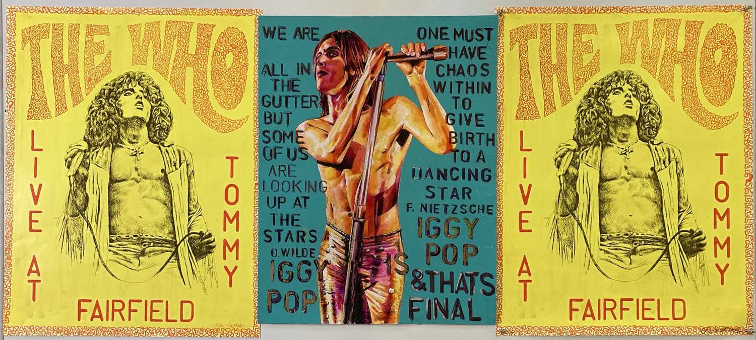 Lot 175 - IGGY POP - ORIGINAL ARTWORK.