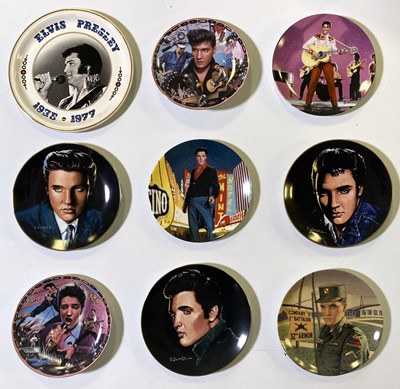 Lot 279 - ELVIS PRESLEY - COLLECTABLE PLATES.