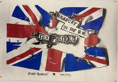 Lot 381 - SEX PISTOLS ANARCHY POSTER