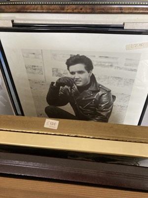 Lot 285 - ELVIS FRAMED ITEMS.