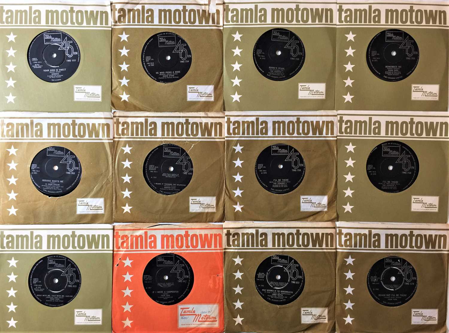 Lot 1138 - TAMLA MOTOWN - UK 7" COLLECTION (BLACK LABELS)