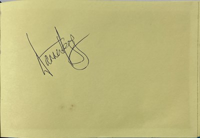Lot 252 - AUTOGRAPH ALBUM – LOU REED, JOHNNY MARR & OTHERS.