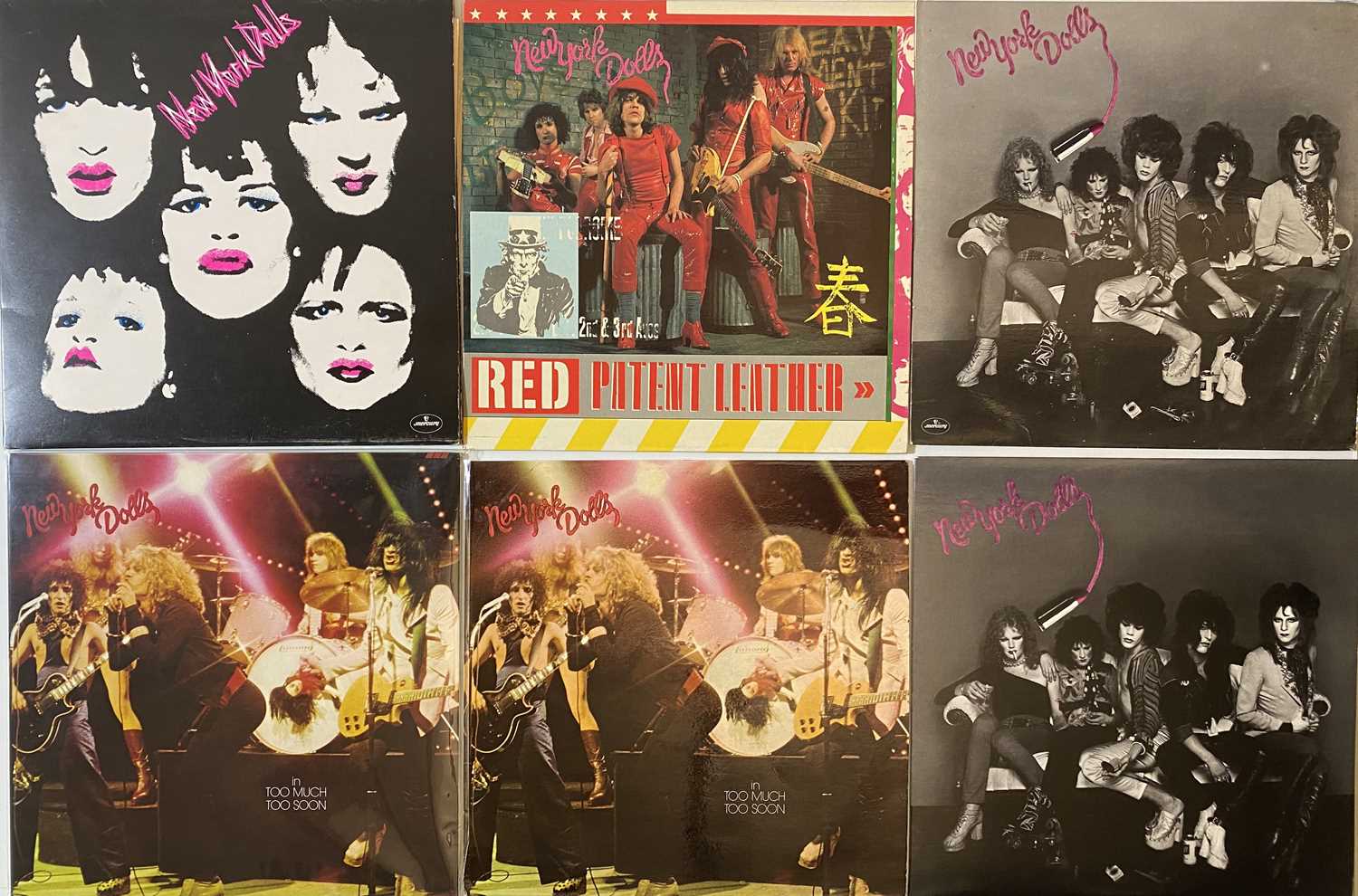 Lot 376 - NEW YORK DOLLS - LP COLLECTION