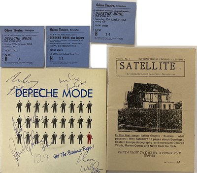 Lot 278 - DEPECHE MODE SIGNED SINGLE