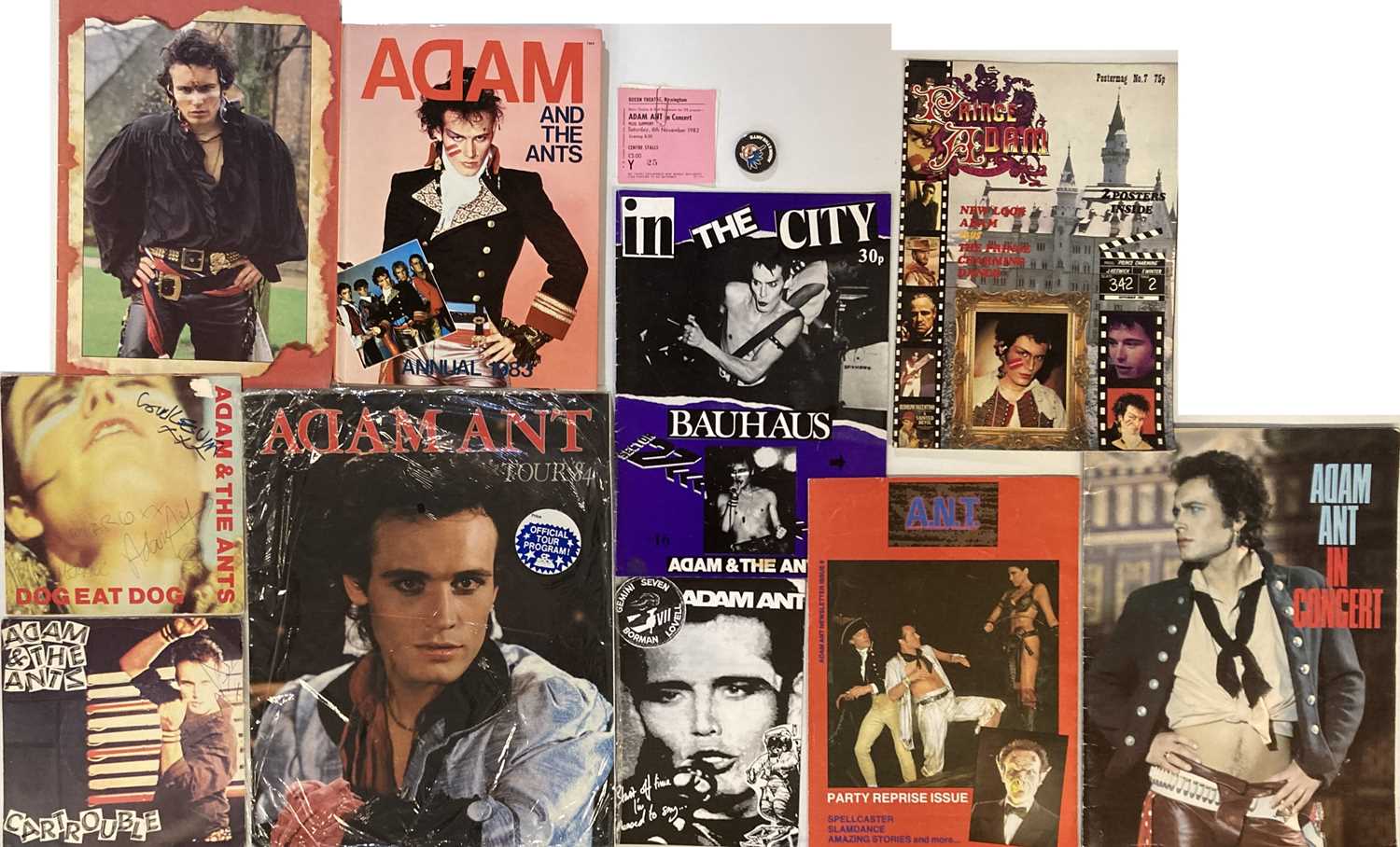 Lot 281 ADAM AND THE ANTS SIGNED Lot 281 ADAM AND THE ANTS SIGNED
