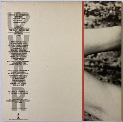 Lot 454 - U2 - WAR - A SIGNED LP.