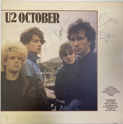Lot 199 - U2 - OCTOBER SIGNED LP.