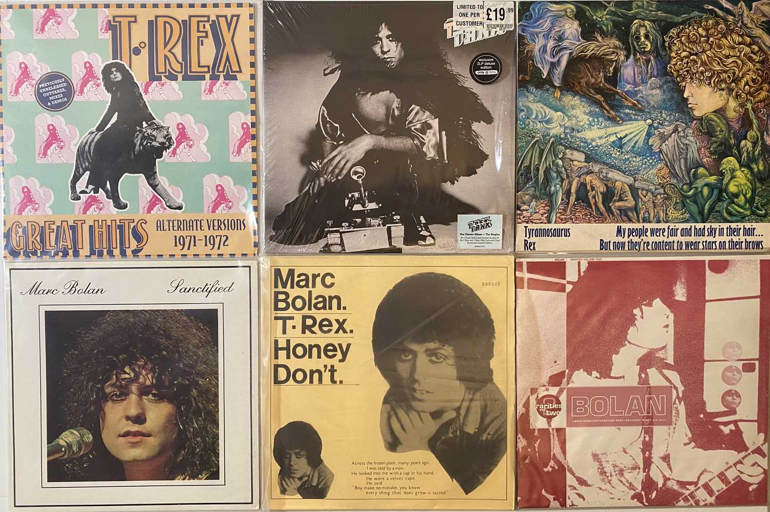 Lot 367 - T.REX & RELATED -LP COLLECTION