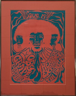 Lot 179 - JIMI HENDRIX 1968 CONCERT POSTER.