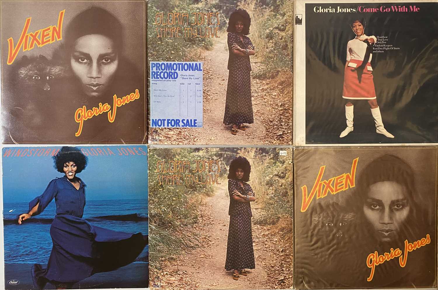 Lot 374 - GLORIA JONES - LP COLLECTION