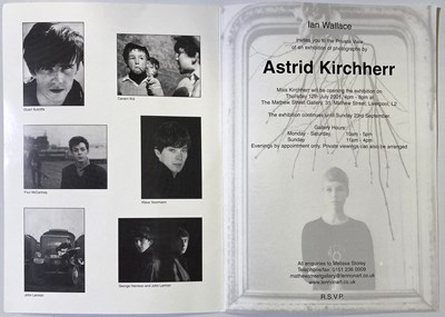 Lot 213 - ASTRID KIRCHHERR SIGNED EXHIBITION BOOKLET.