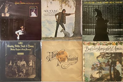 Lot 632 - NEIL YOUNG/ JONI MITCHELL AND RELATED - LP PACK