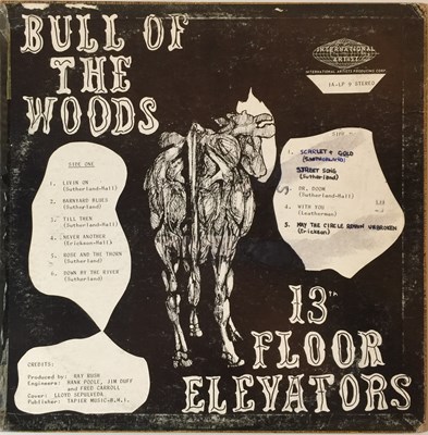 Lot 636 - 13TH FLOOR ELEVATORS - BULL OF THE WOODS LP (US STEREO OG - IA-LP #9)