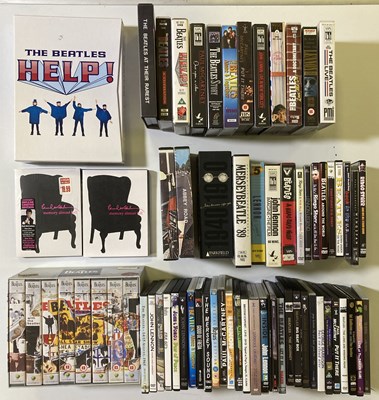 Lot 137 - THE BEATLES DVD & VHS.