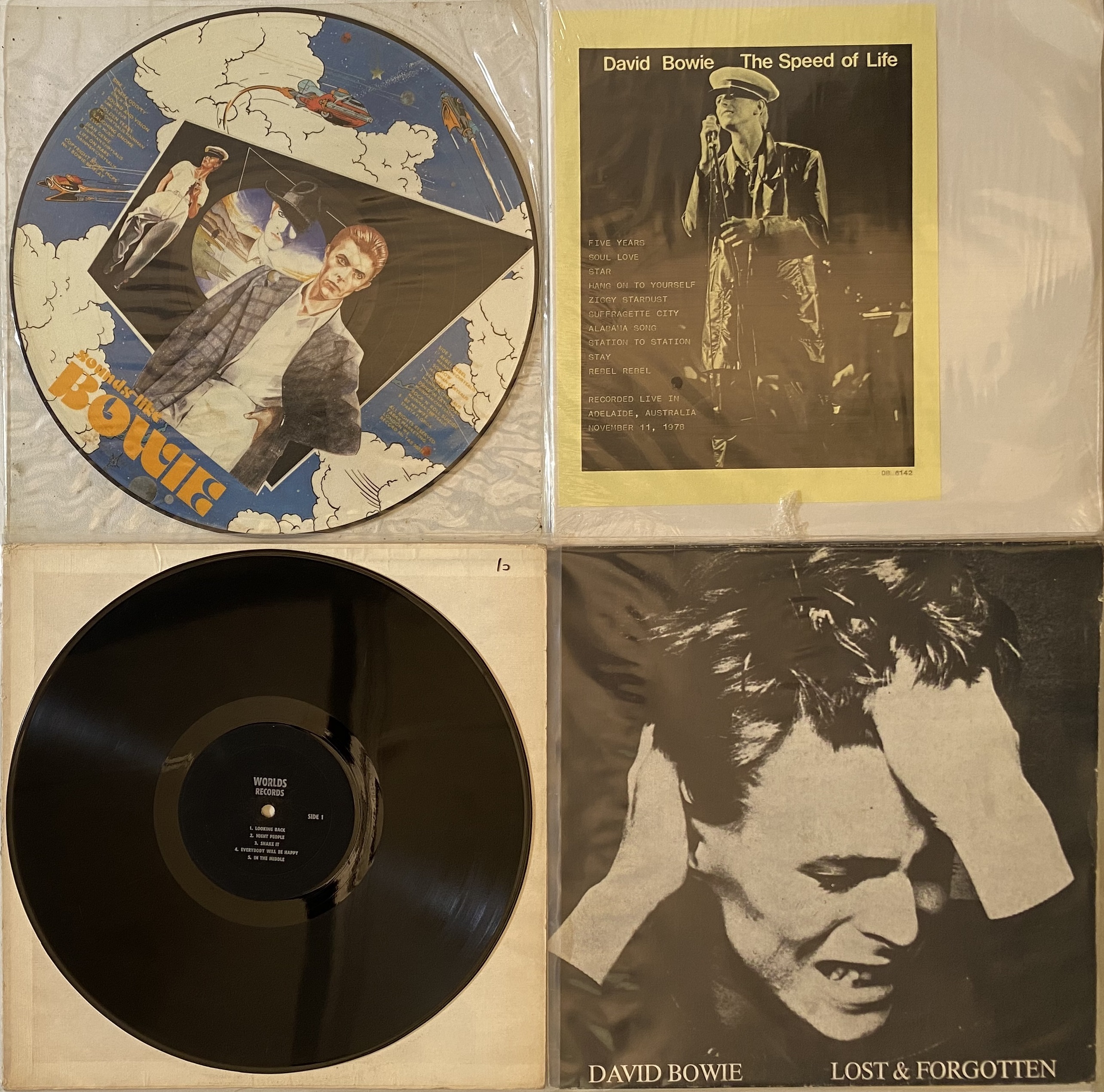 LPレコード　David Bowie – The Speed Of Life
