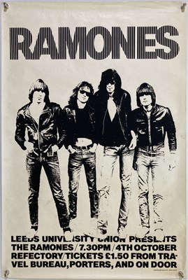 Lot 181 - THE RAMONES  - A 1979 CONCERT POSTER.