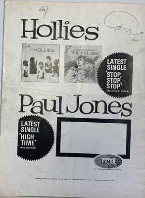 Lot 202 - SMALL FACES - SIGNED CONCERT PROGRAMME.