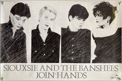 Lot 185 - SIOUXSIE AND THE BANSHEES ORIGINAL JOIN HANDS PROMO POSTER.