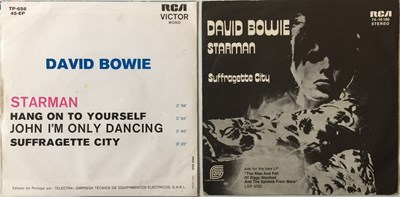 Lot 309 - DAVID BOWIE - STARMAN 7" (GERMAN AND PORTUGUESE PICTURE SLEEVE RELEASES)