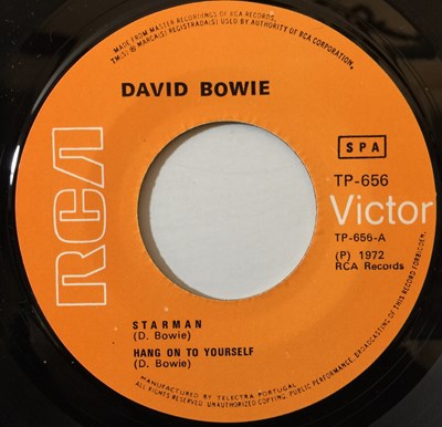 Lot 309 - DAVID BOWIE - STARMAN 7" (GERMAN AND PORTUGUESE PICTURE SLEEVE RELEASES)