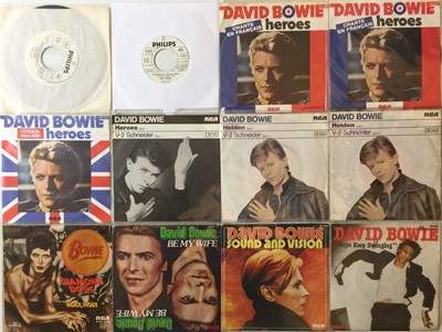 Lot 310 - DAVID BOWIE - EUROPEAN 7" COLLECTION (MAINLY PICTURE SLEEVE RELEASES)