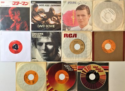 Lot 313 - DAVID BOWIE - JAPANESE/USA 7" RELEASES
