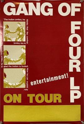 Lot 210 - PUNK POSTERS - MEKONS  / GANG OF FOUR.