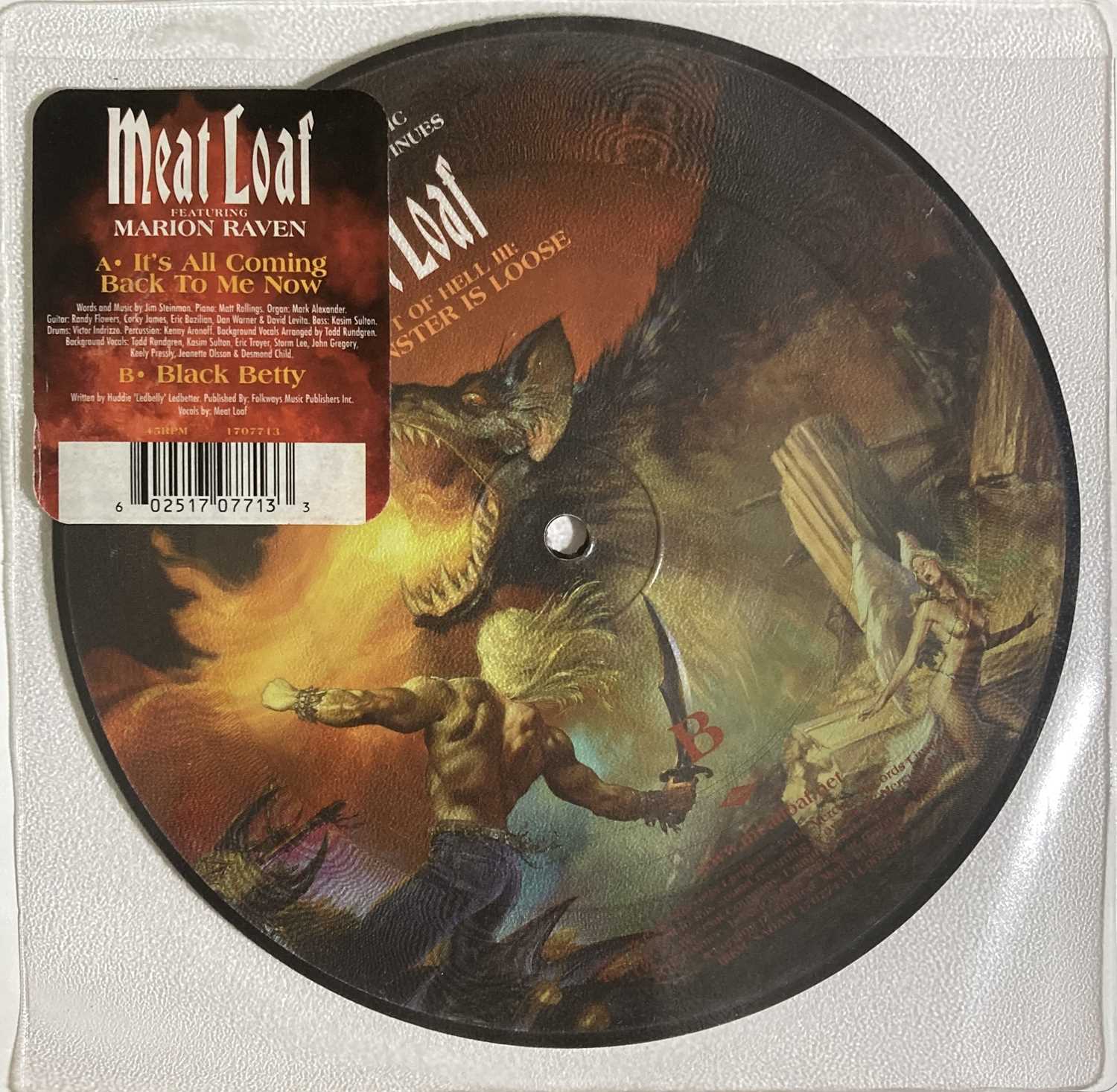 Lot 241 - MEAT LOAF - SIGNED 12